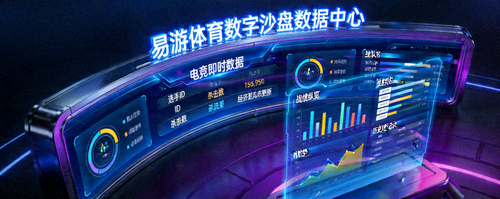 易游体育数字沙盘数据中心，展示电竞即时数据与战绩纵览
